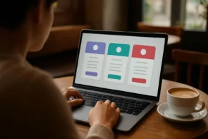 Persoon analyseert WooCommerce prijsplannen.